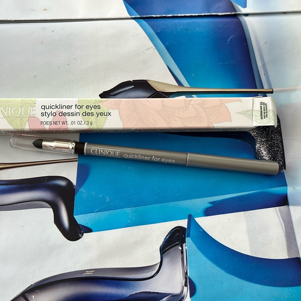 Clinique Quickliner For Eyes 10 Dark Chocolate new in box